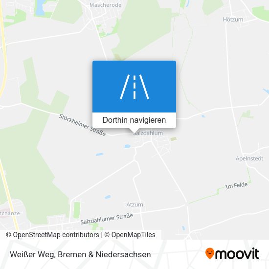Weißer Weg Karte