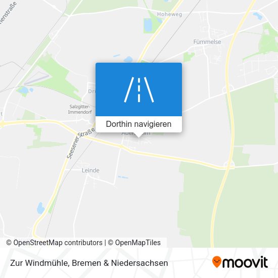 Zur Windmühle Karte