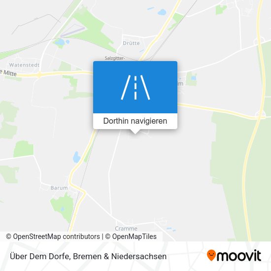 Über Dem Dorfe Karte