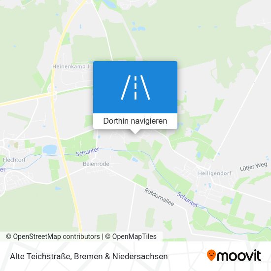 Alte Teichstraße Karte