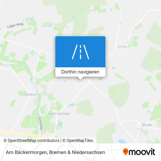 Am Bäckermorgen Karte