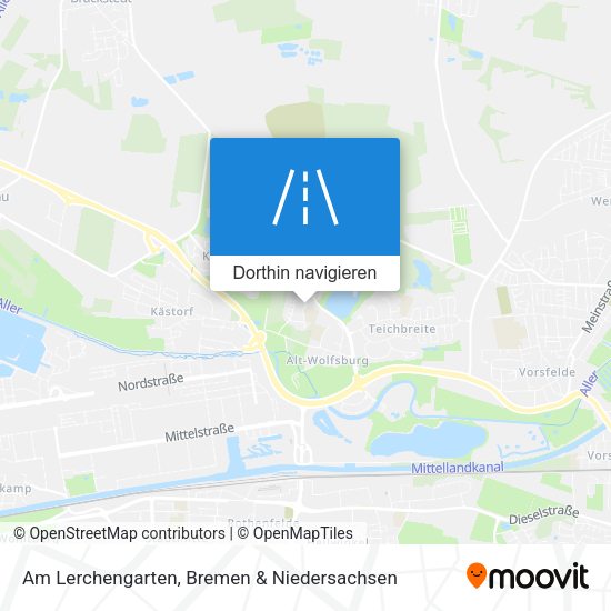 Am Lerchengarten Karte