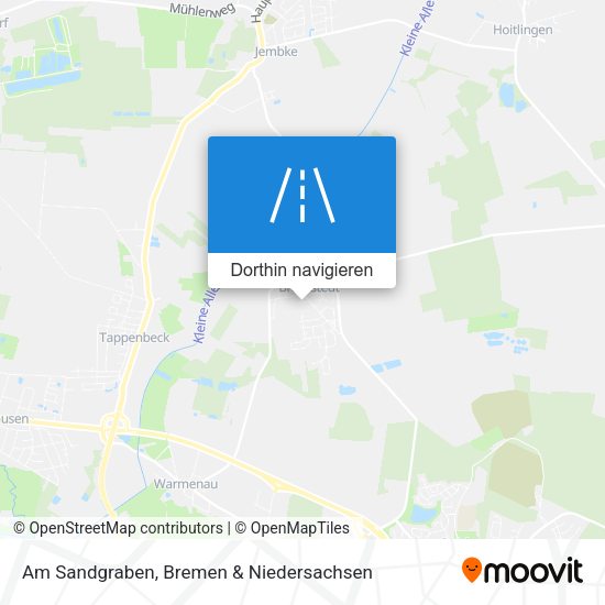 Am Sandgraben Karte