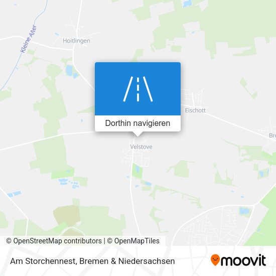 Am Storchennest Karte