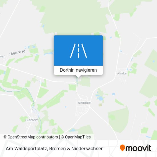 Am Waldsportplatz Karte