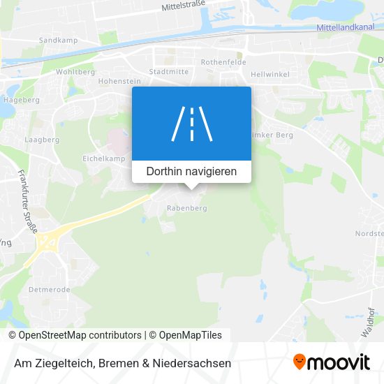 Am Ziegelteich Karte