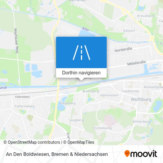 An Den Boldwiesen Karte