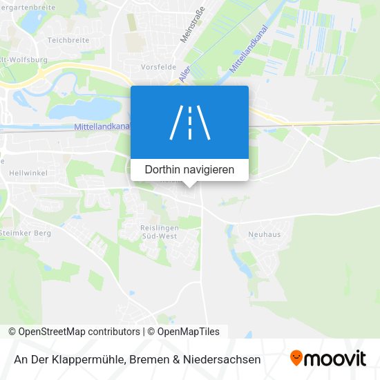 An Der Klappermühle Karte