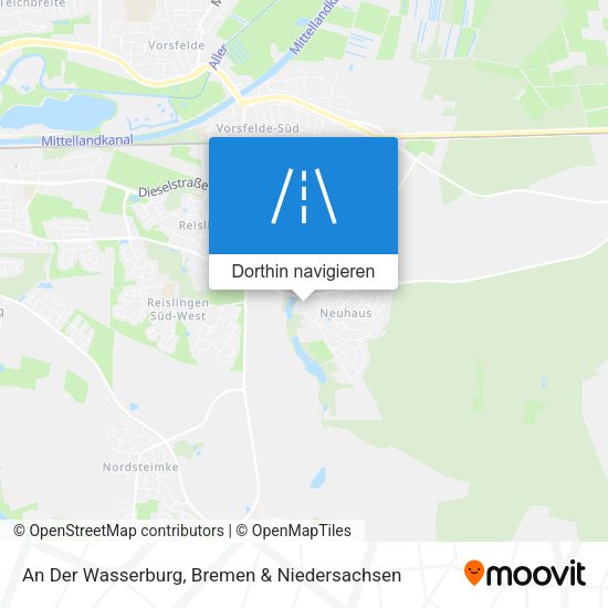 An Der Wasserburg Karte
