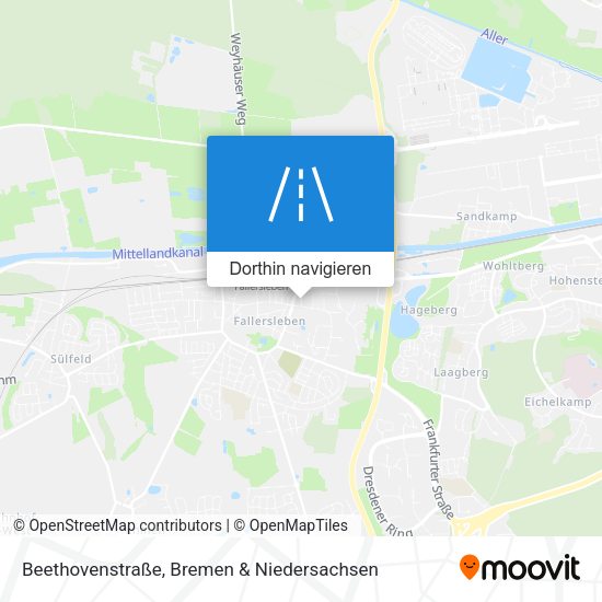 Beethovenstraße Karte