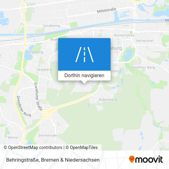 Behringstraße Karte