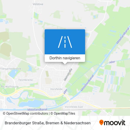 Brandenburger Straße Karte
