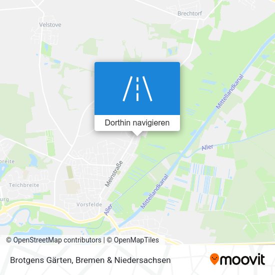 Brotgens Gärten Karte