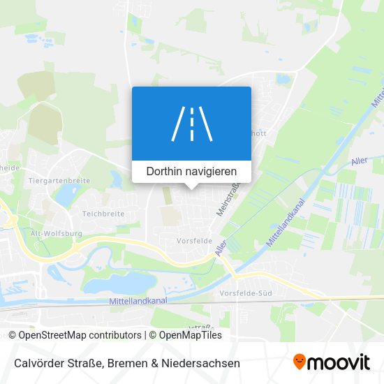 Calvörder Straße Karte