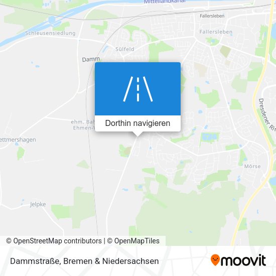 Dammstraße Karte