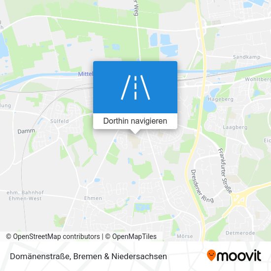 Domänenstraße Karte