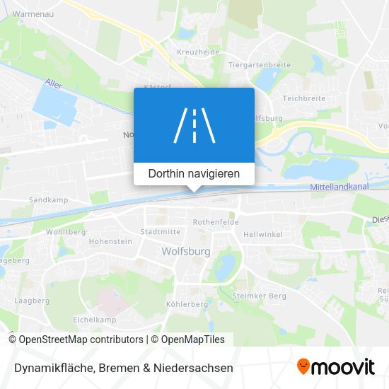 Dynamikfläche Karte