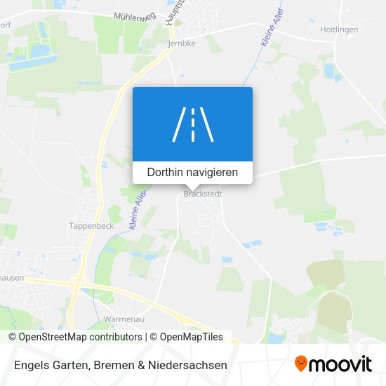 Engels Garten Karte