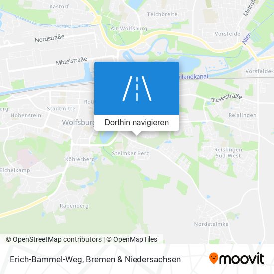 Erich-Bammel-Weg Karte