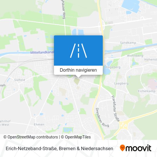 Erich-Netzeband-Straße Karte