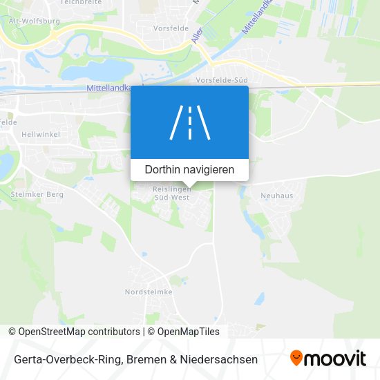 Gerta-Overbeck-Ring Karte