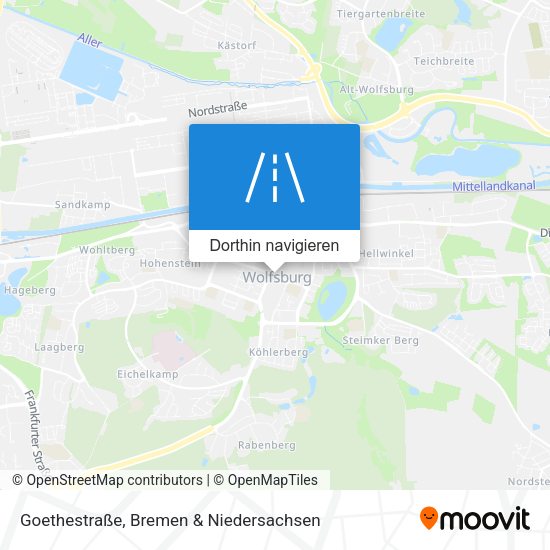 Goethestraße Karte