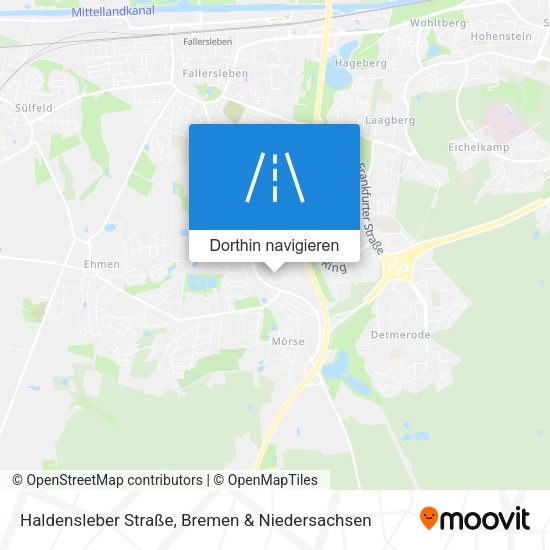 Haldensleber Straße Karte