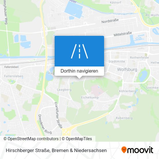 Hirschberger Straße Karte