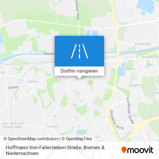 Hoffmann-Von-Fallersleben-Straße Karte