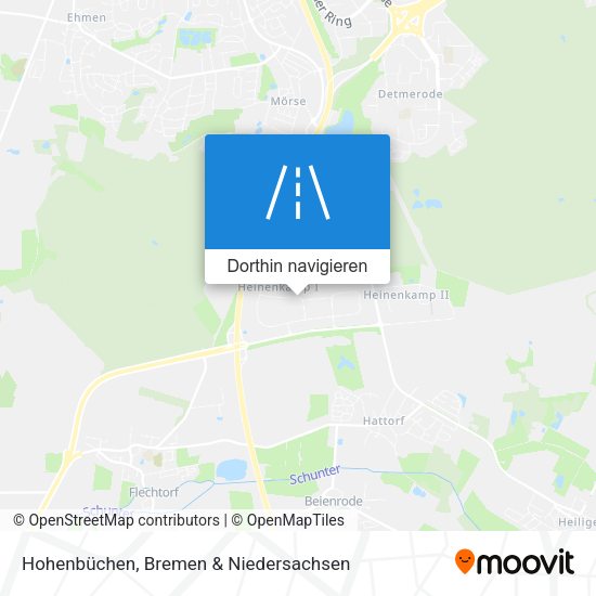 Hohenbüchen Karte