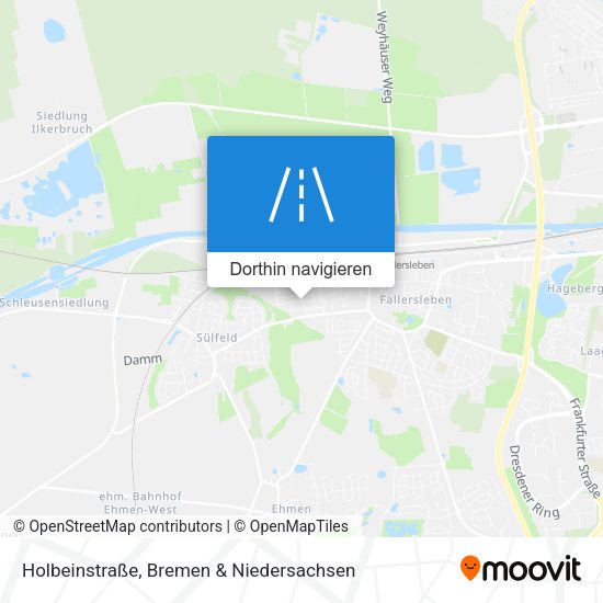 Holbeinstraße Karte