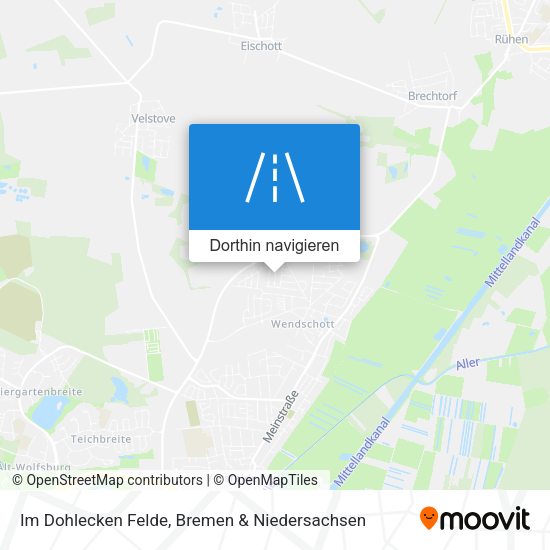 Im Dohlecken Felde Karte