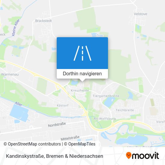 Kandinskystraße Karte