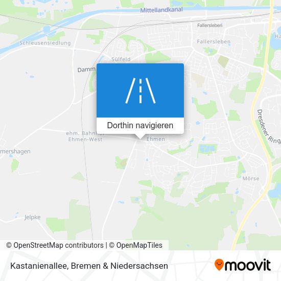 Kastanienallee Karte