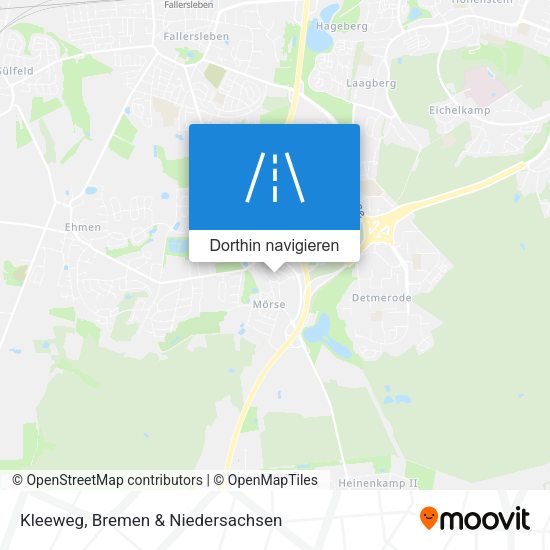 Kleeweg Karte