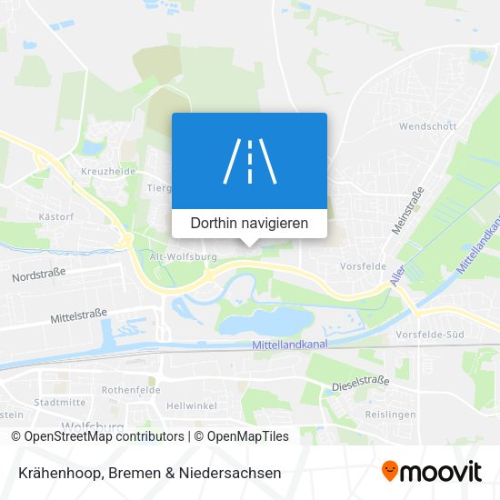 Krähenhoop Karte