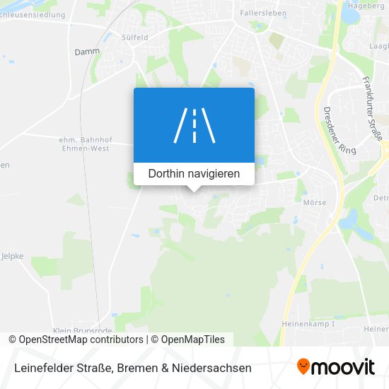 Leinefelder Straße Karte