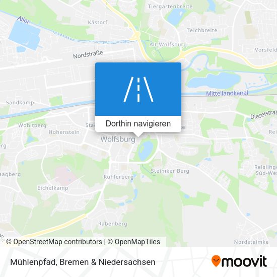 Mühlenpfad Karte