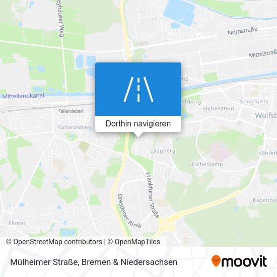 Mülheimer Straße Karte