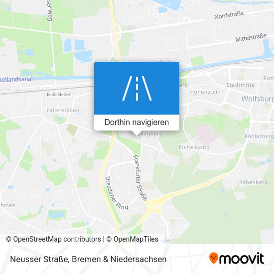 Neusser Straße Karte