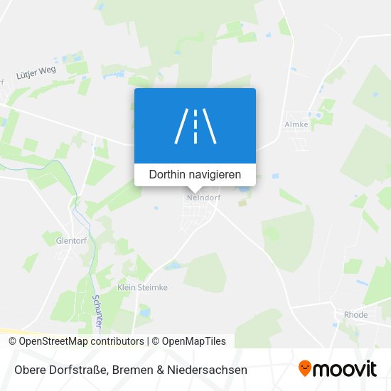 Obere Dorfstraße Karte