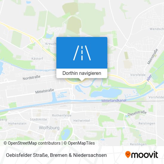 Oebisfelder Straße Karte