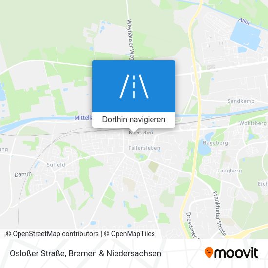 Osloßer Straße Karte