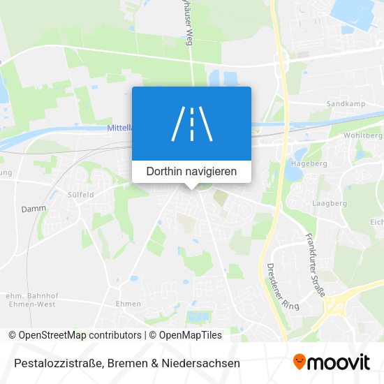 Pestalozzistraße Karte