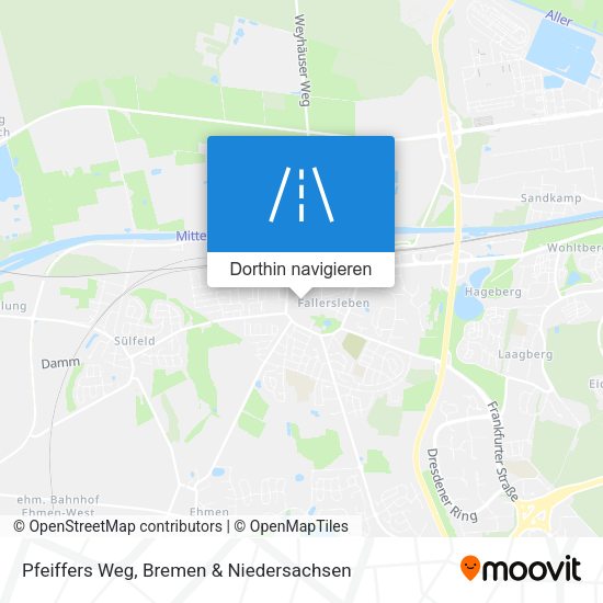 Pfeiffers Weg Karte