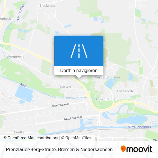 Prenzlauer-Berg-Straße Karte