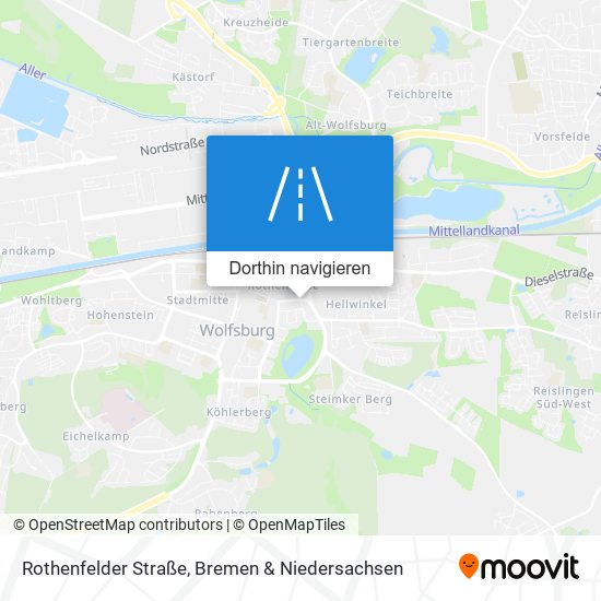 Rothenfelder Straße Karte