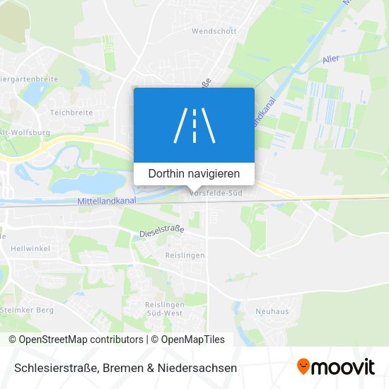 Schlesierstraße Karte
