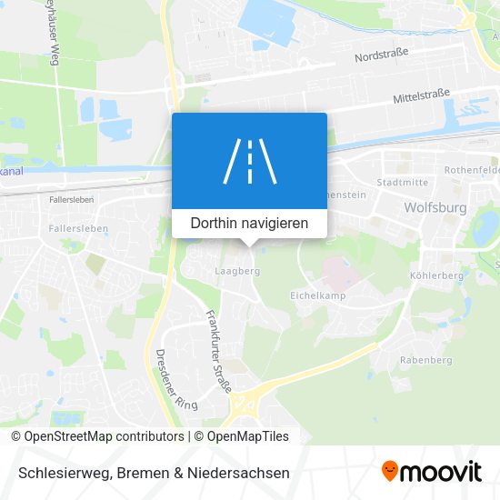 Schlesierweg Karte