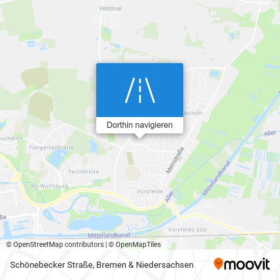 Schönebecker Straße Karte